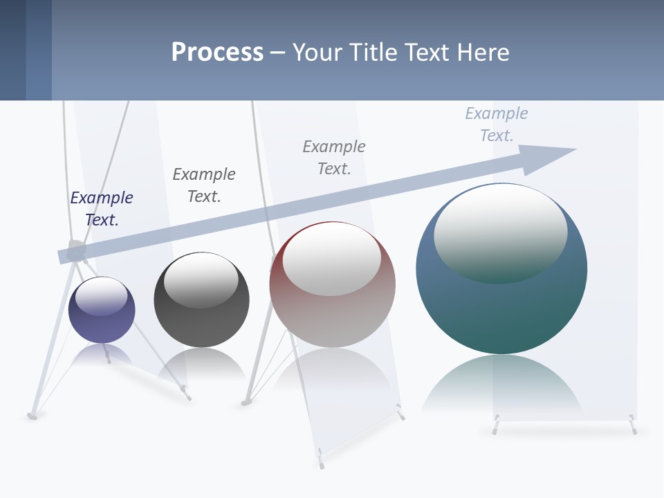 A Set Of Three Banners With A White Background PowerPoint Template