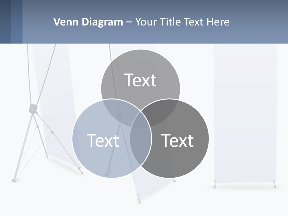 A Set Of Three Banners With A White Background PowerPoint Template