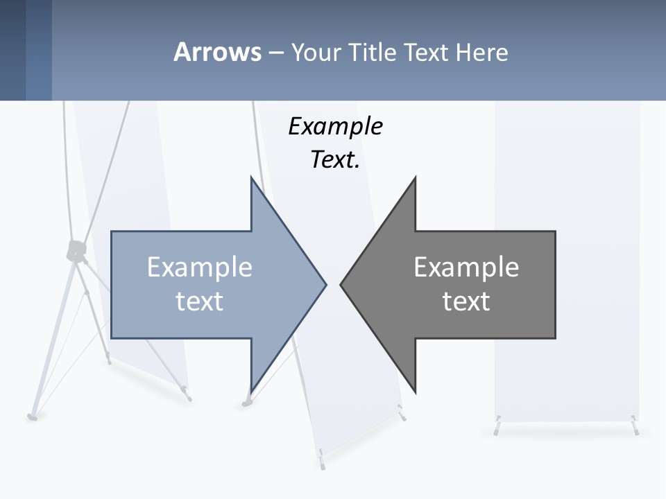 A Set Of Three Banners With A White Background PowerPoint Template