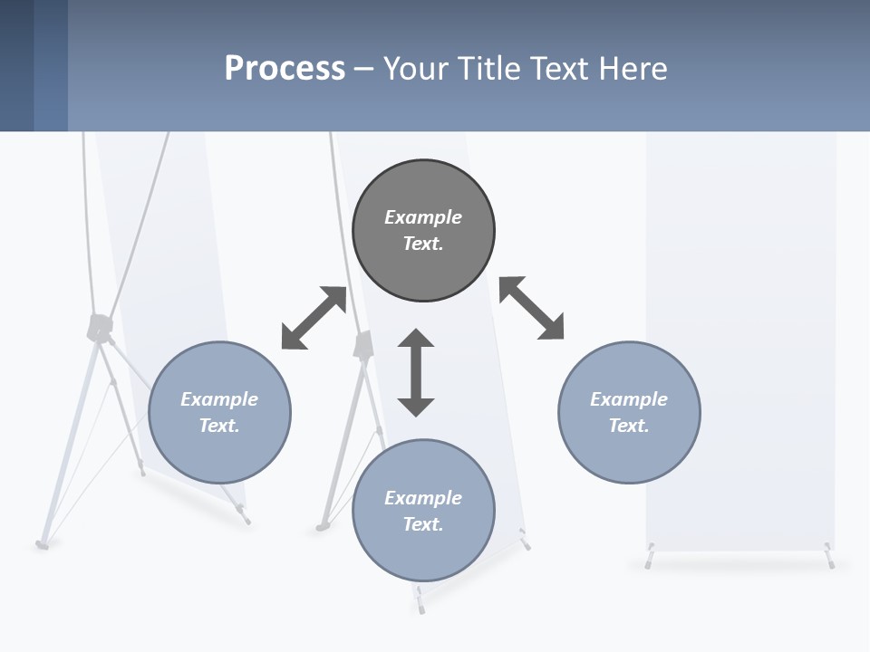 A Set Of Three Banners With A White Background PowerPoint Template