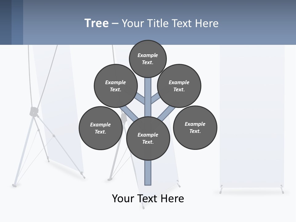 A Set Of Three Banners With A White Background PowerPoint Template