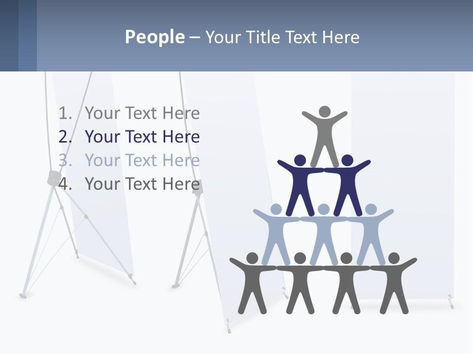 A Set Of Three Banners With A White Background PowerPoint Template