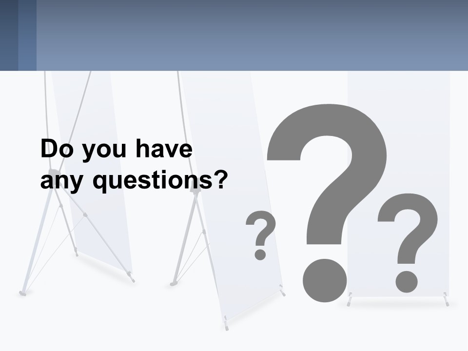 A Set Of Three Banners With A White Background PowerPoint Template