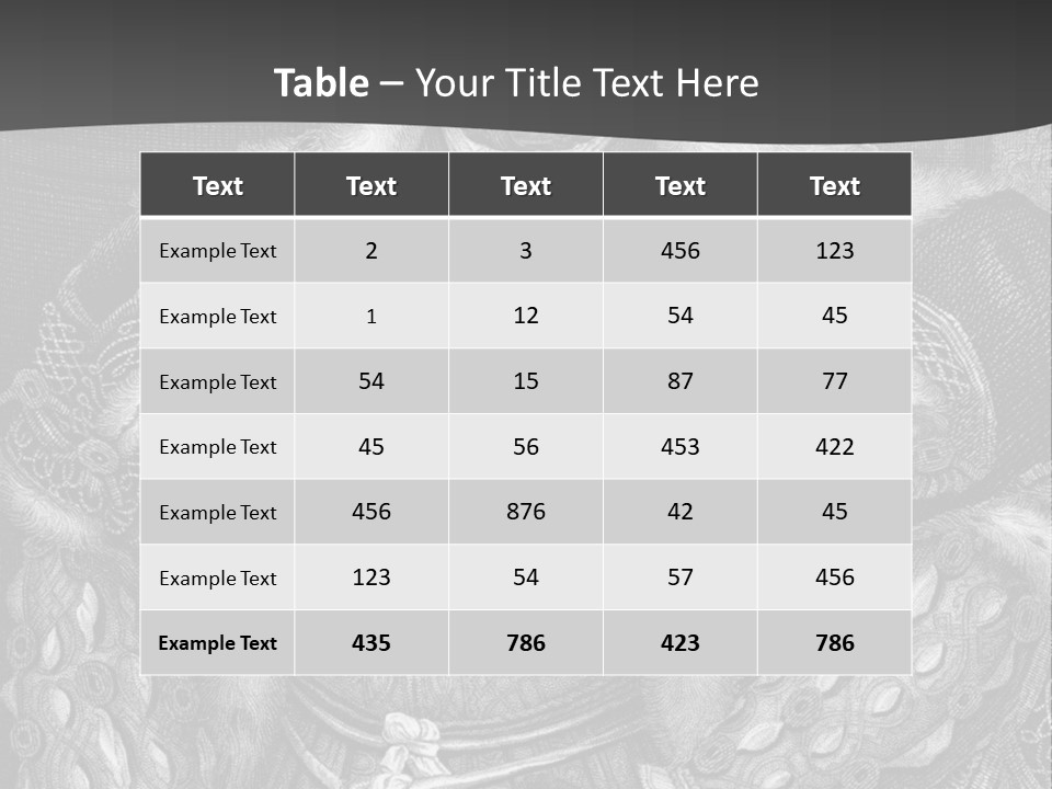 A Black And White Image Of A Man In A Medieval Costume PowerPoint Template