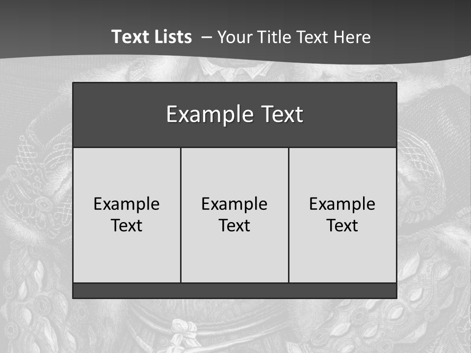 A Black And White Image Of A Man In A Medieval Costume PowerPoint Template