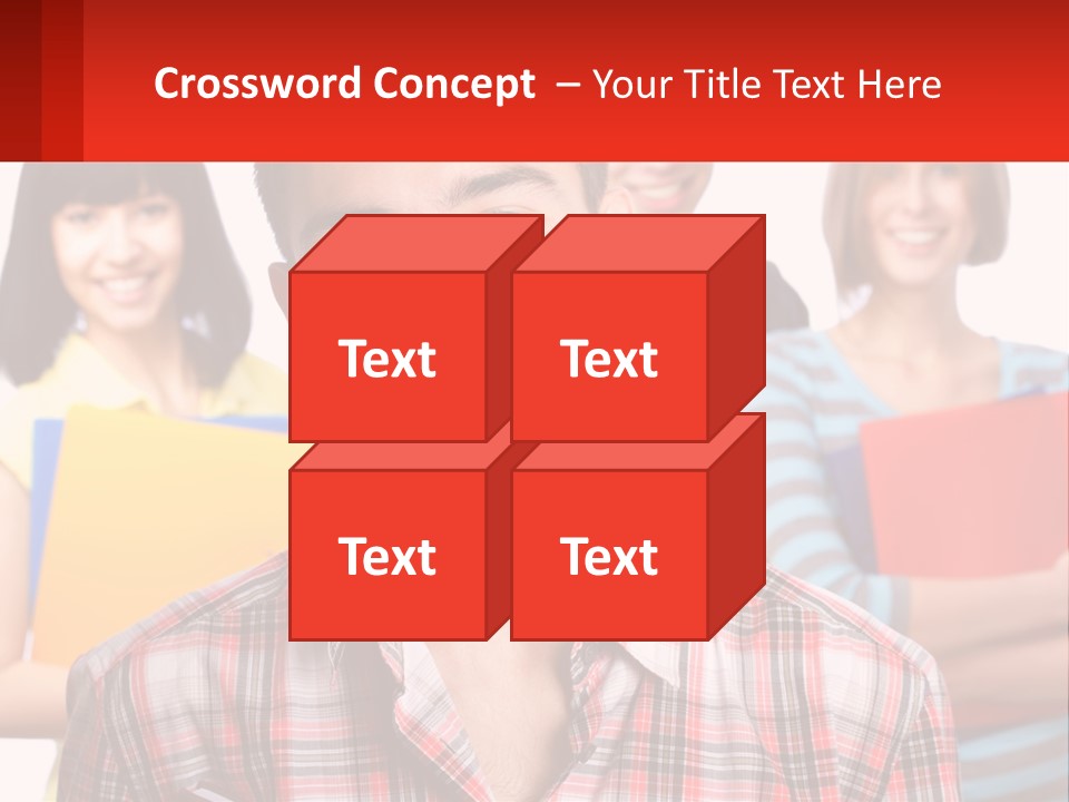 A Group Of People Holding Folders In Front Of A White Background PowerPoint Template