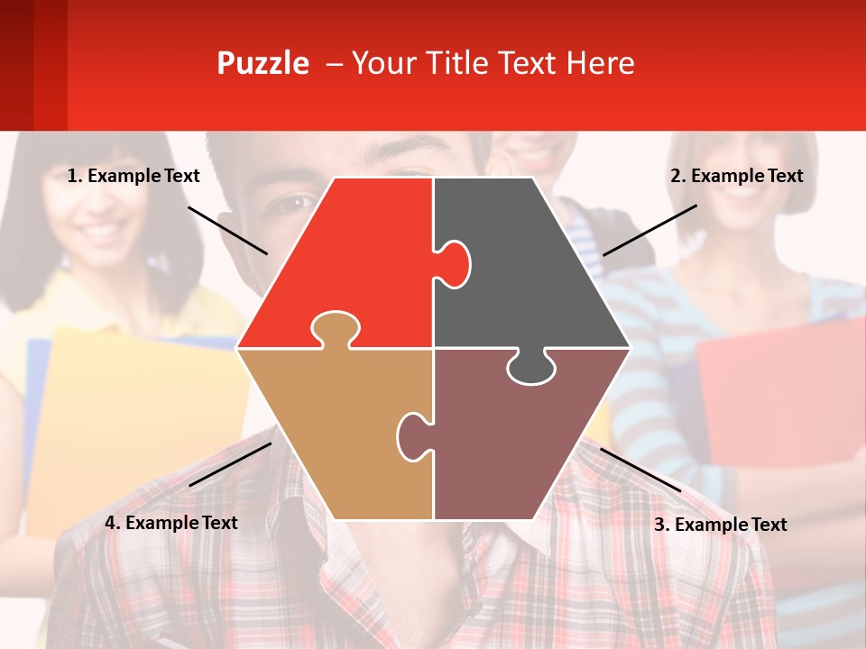 A Group Of People Holding Folders In Front Of A White Background PowerPoint Template