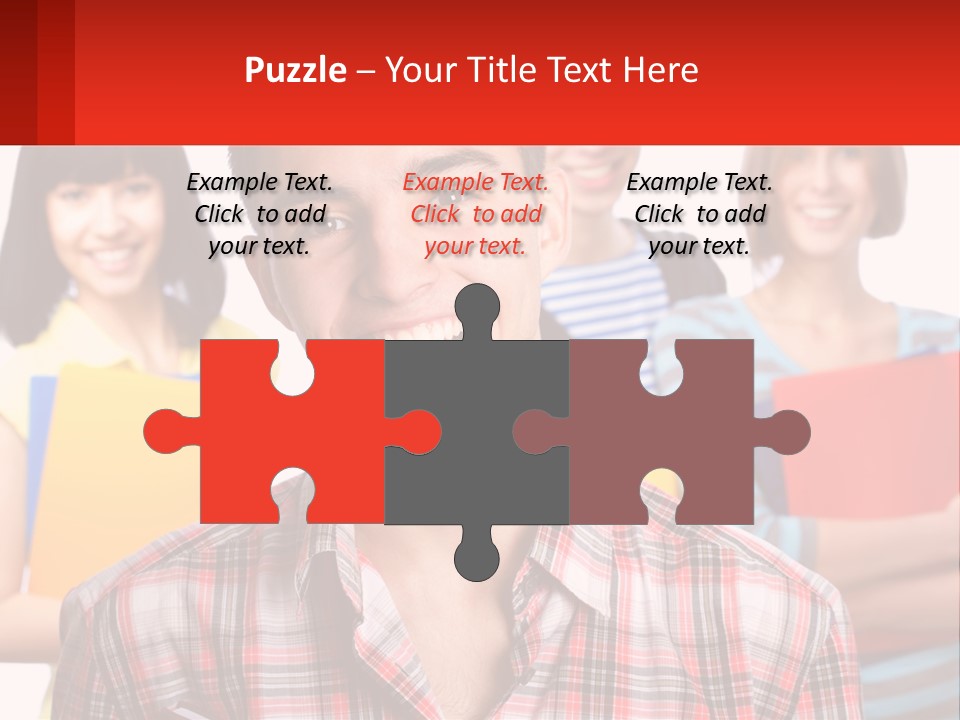 A Group Of People Holding Folders In Front Of A White Background PowerPoint Template