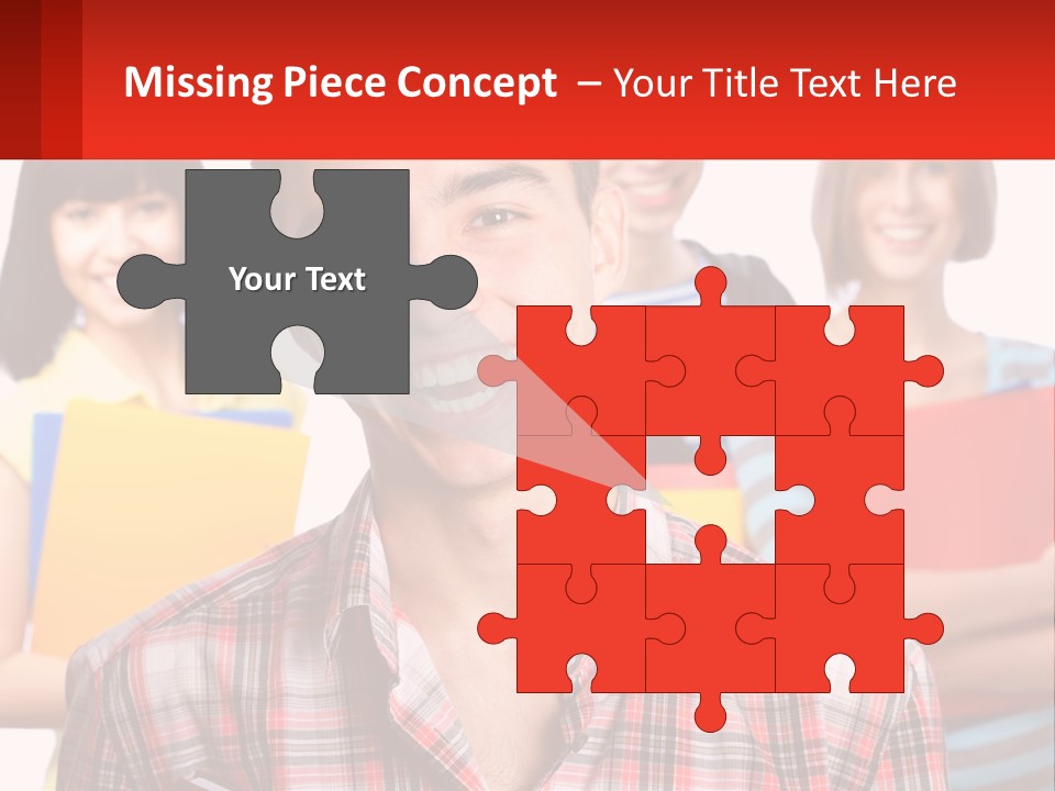 A Group Of People Holding Folders In Front Of A White Background PowerPoint Template