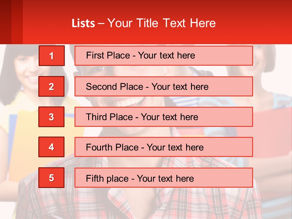 A Group Of People Holding Folders In Front Of A White Background PowerPoint Template