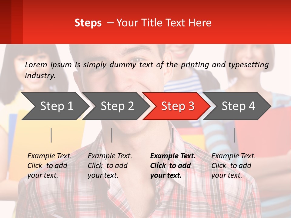 A Group Of People Holding Folders In Front Of A White Background PowerPoint Template
