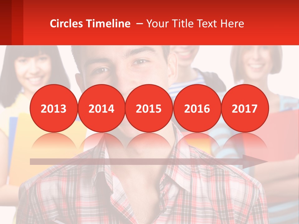 A Group Of People Holding Folders In Front Of A White Background PowerPoint Template