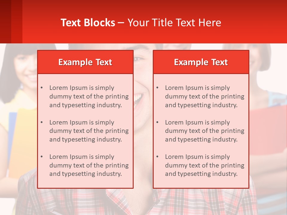 A Group Of People Holding Folders In Front Of A White Background PowerPoint Template