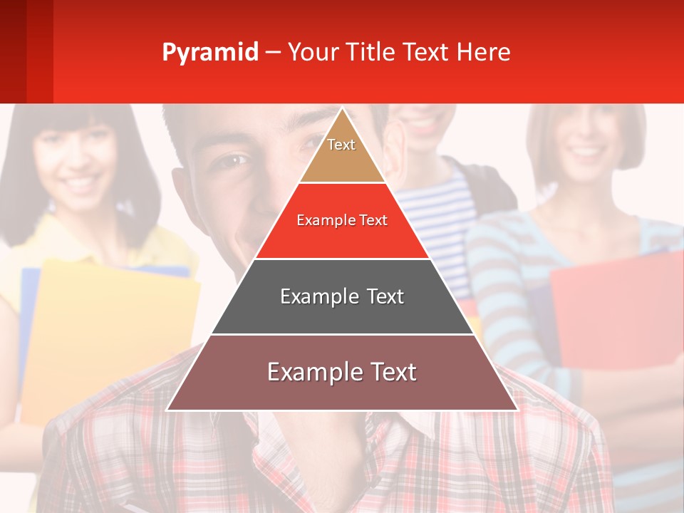 A Group Of People Holding Folders In Front Of A White Background PowerPoint Template