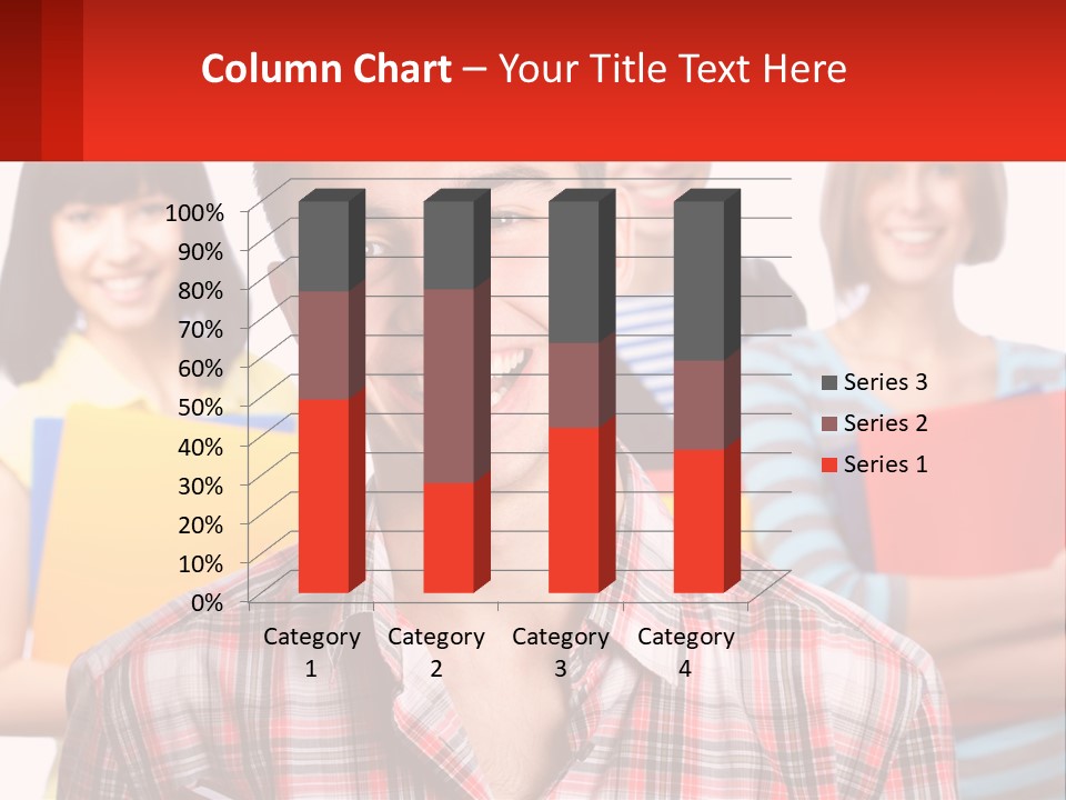 A Group Of People Holding Folders In Front Of A White Background PowerPoint Template