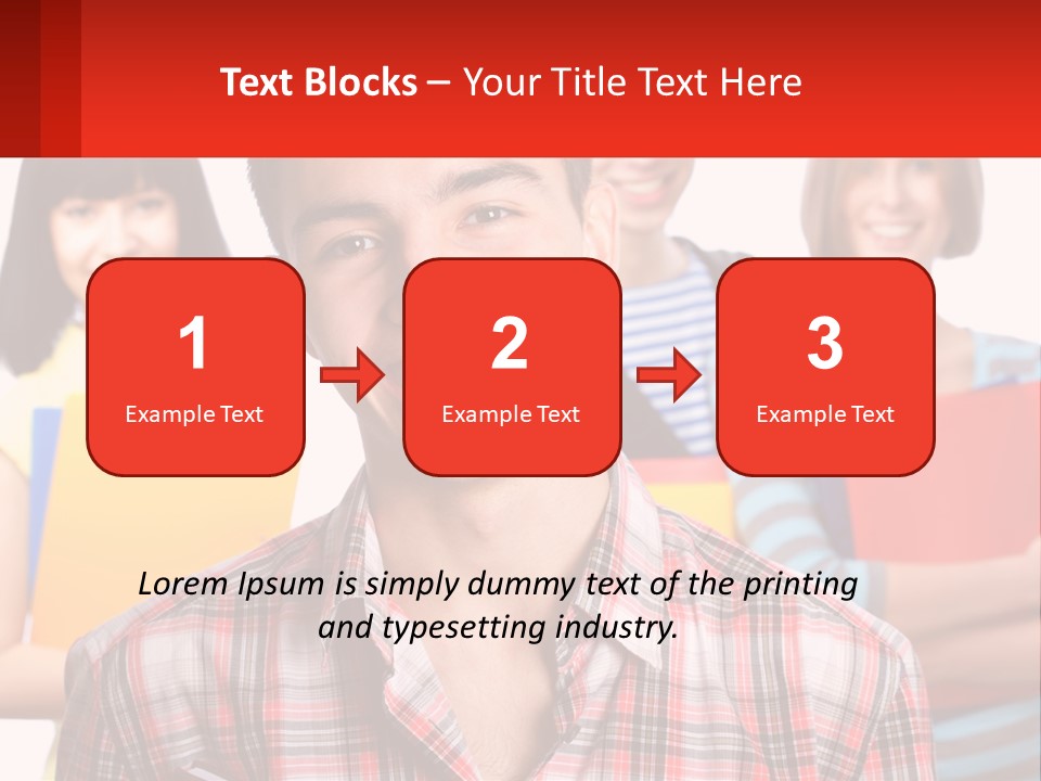 A Group Of People Holding Folders In Front Of A White Background PowerPoint Template