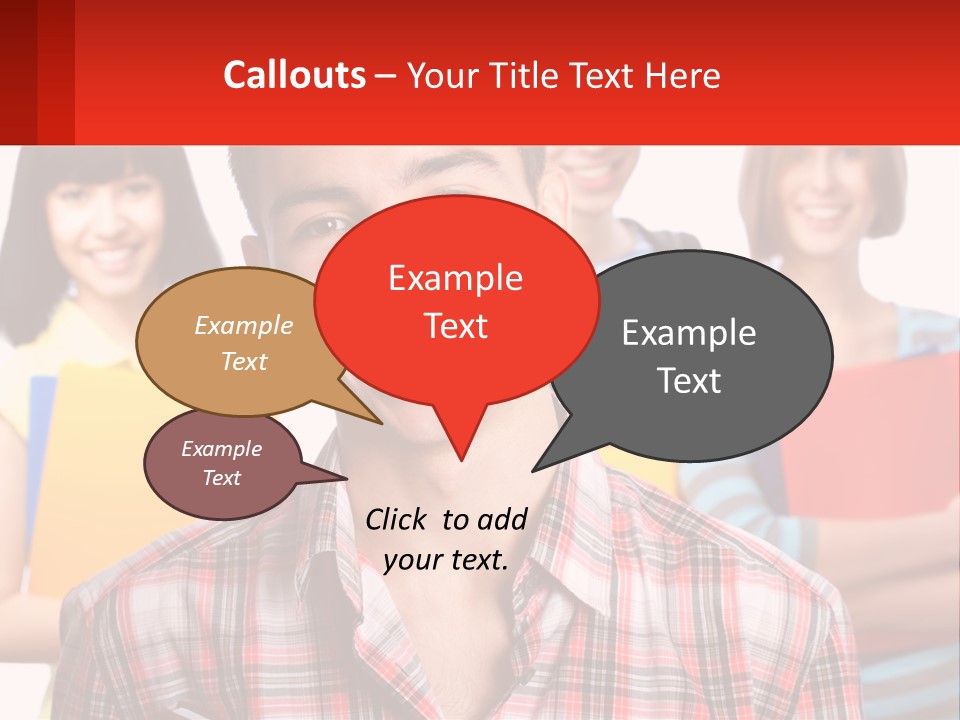 A Group Of People Holding Folders In Front Of A White Background PowerPoint Template