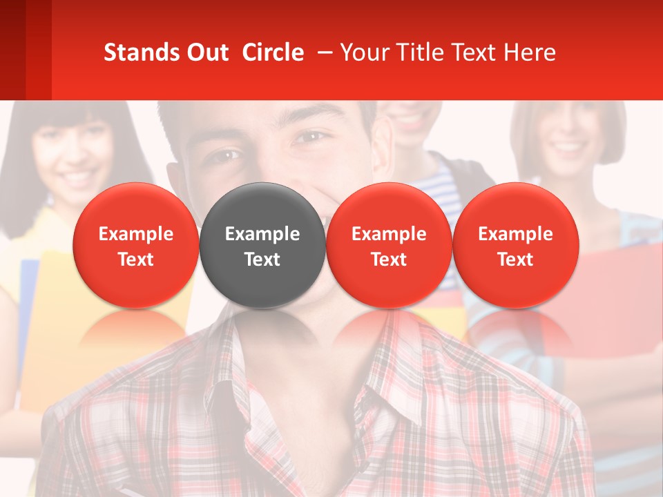 A Group Of People Holding Folders In Front Of A White Background PowerPoint Template