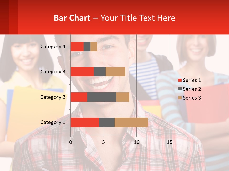 A Group Of People Holding Folders In Front Of A White Background PowerPoint Template