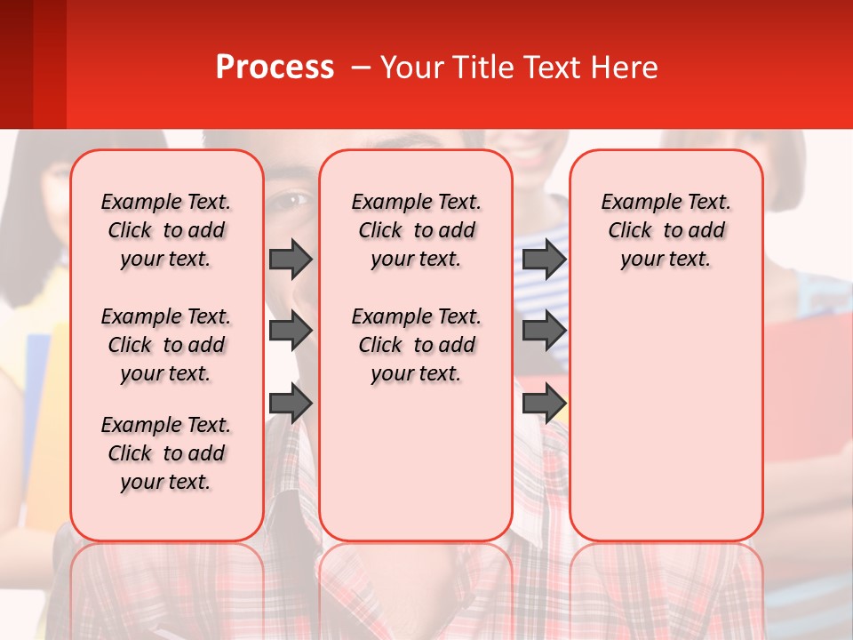 A Group Of People Holding Folders In Front Of A White Background PowerPoint Template