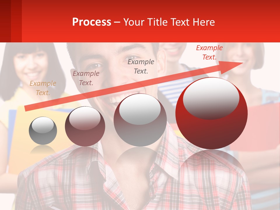 A Group Of People Holding Folders In Front Of A White Background PowerPoint Template