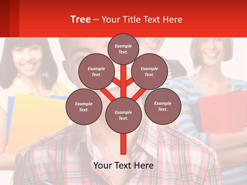 A Group Of People Holding Folders In Front Of A White Background PowerPoint Template