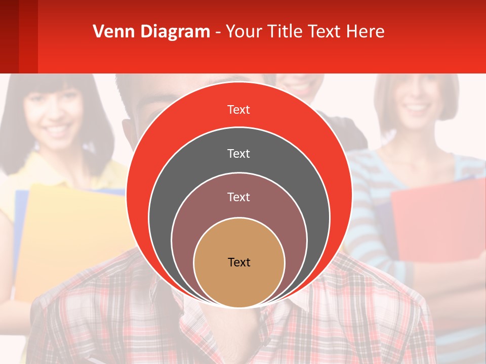 A Group Of People Holding Folders In Front Of A White Background PowerPoint Template