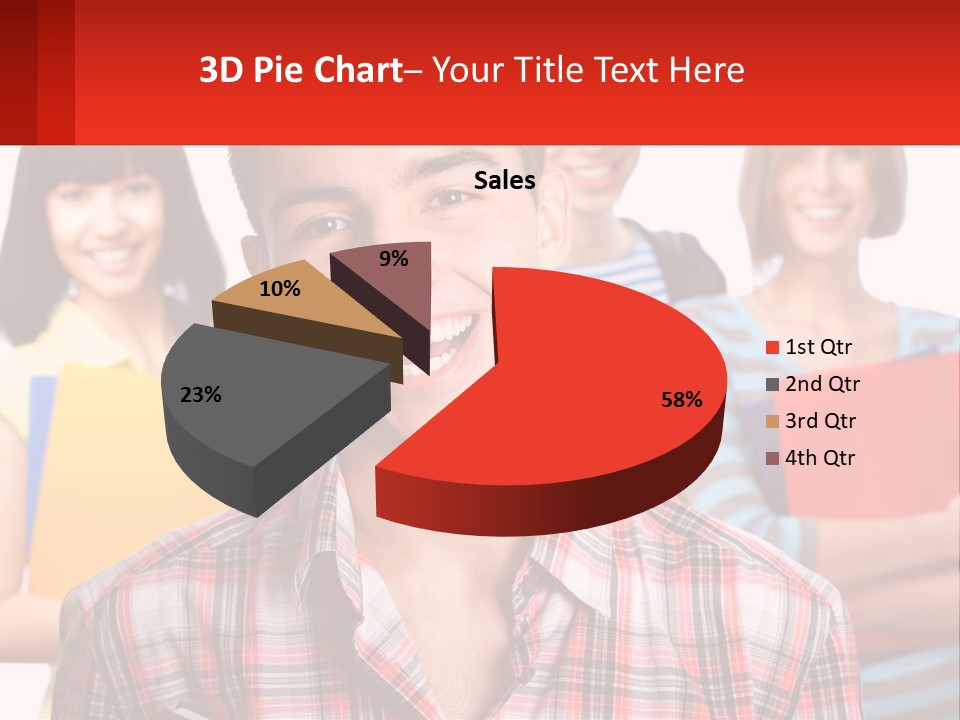 A Group Of People Holding Folders In Front Of A White Background PowerPoint Template