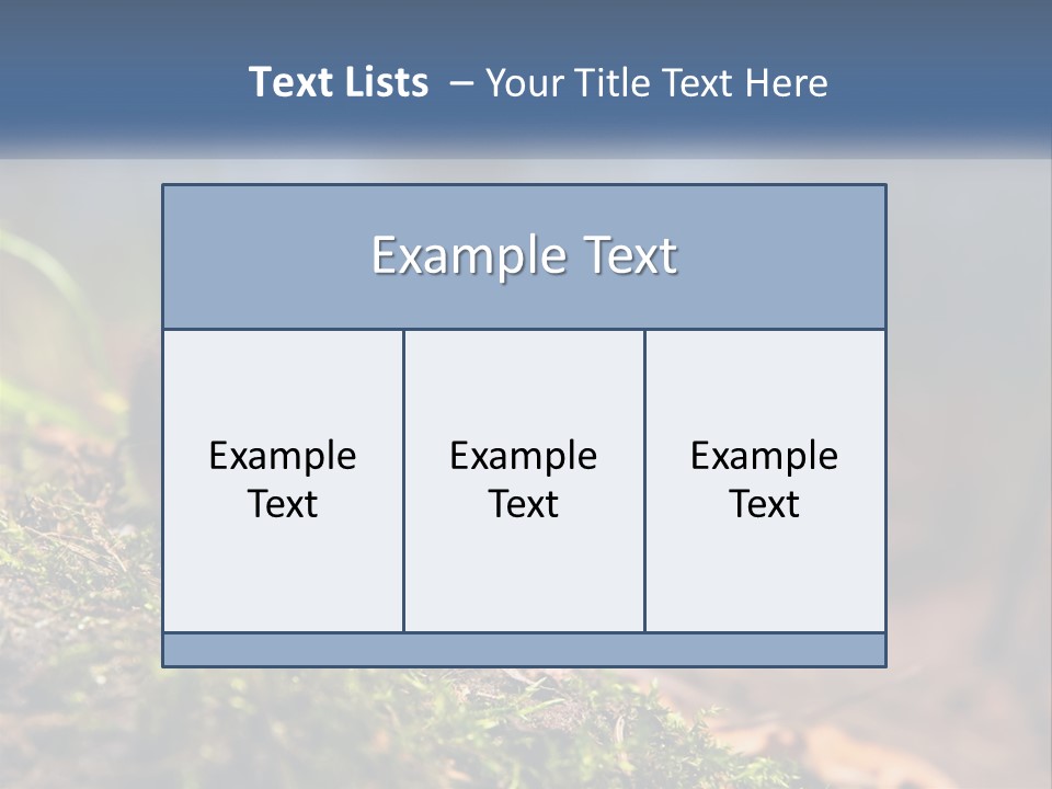 A Mouse Sitting On Top Of A Moss Covered Ground PowerPoint Template
