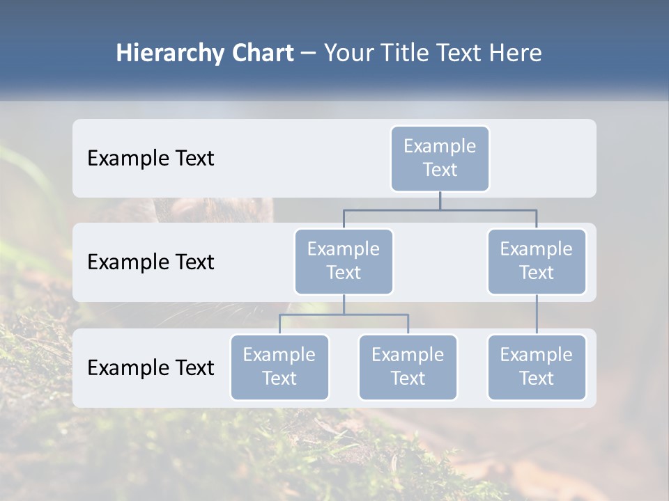 A Mouse Sitting On Top Of A Moss Covered Ground PowerPoint Template