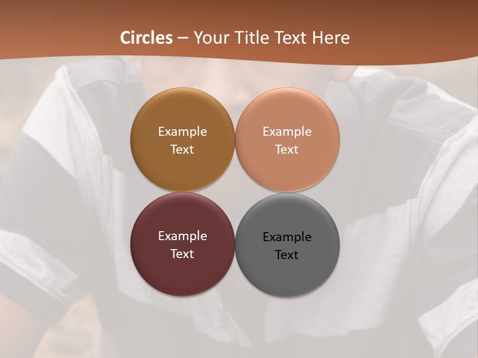 A Young Boy Is Posing For A Picture PowerPoint Template