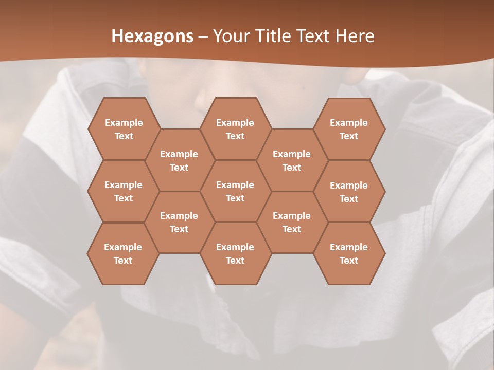 A Young Boy Is Posing For A Picture PowerPoint Template