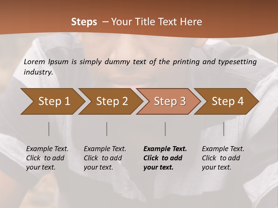 A Young Boy Is Posing For A Picture PowerPoint Template