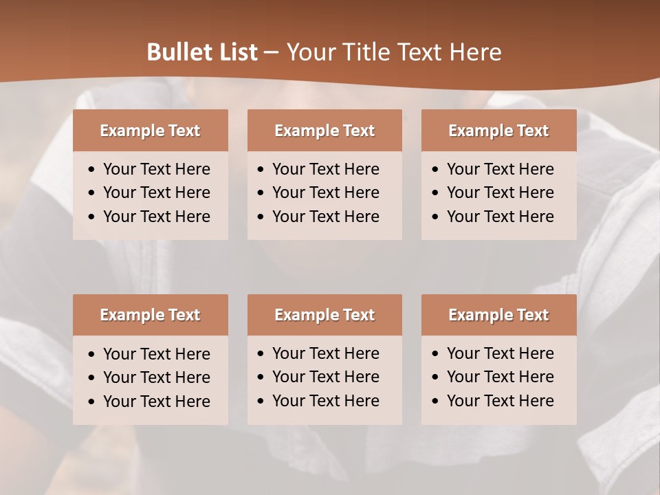 A Young Boy Is Posing For A Picture PowerPoint Template