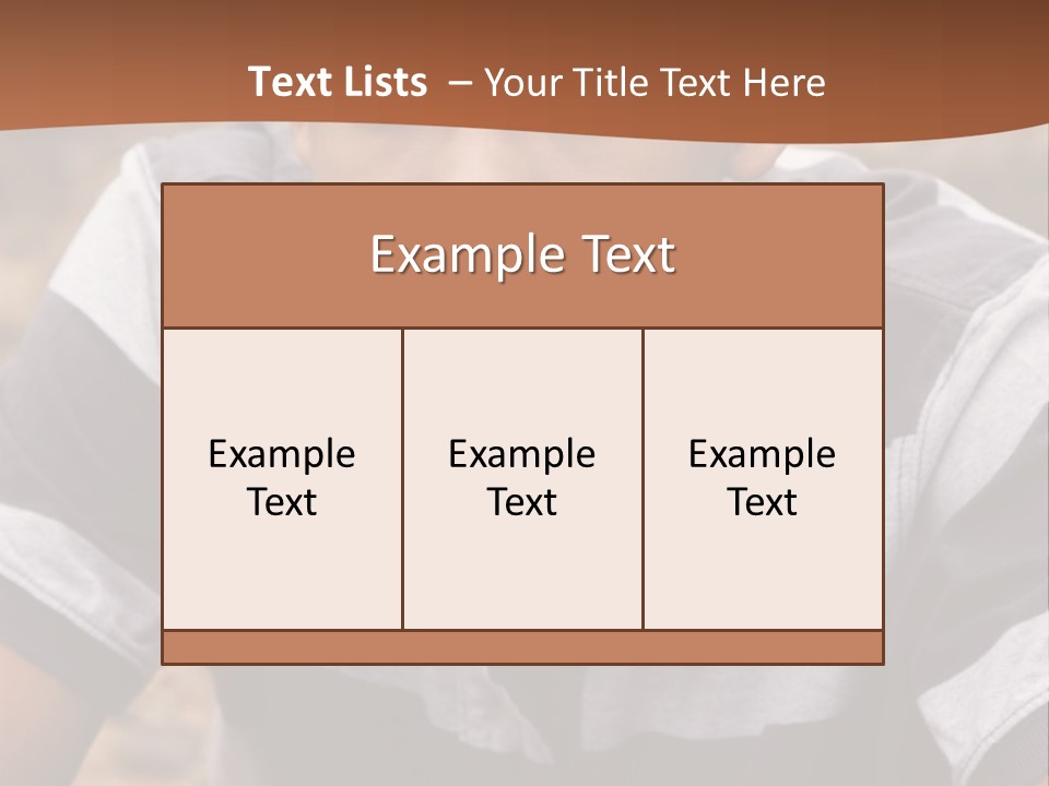 A Young Boy Is Posing For A Picture PowerPoint Template