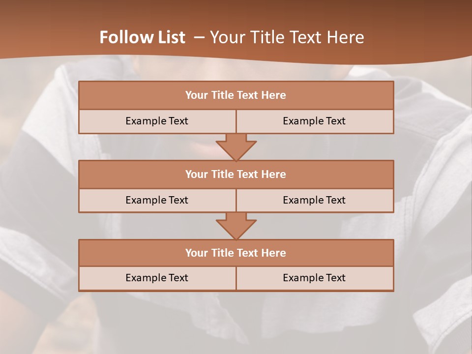 A Young Boy Is Posing For A Picture PowerPoint Template