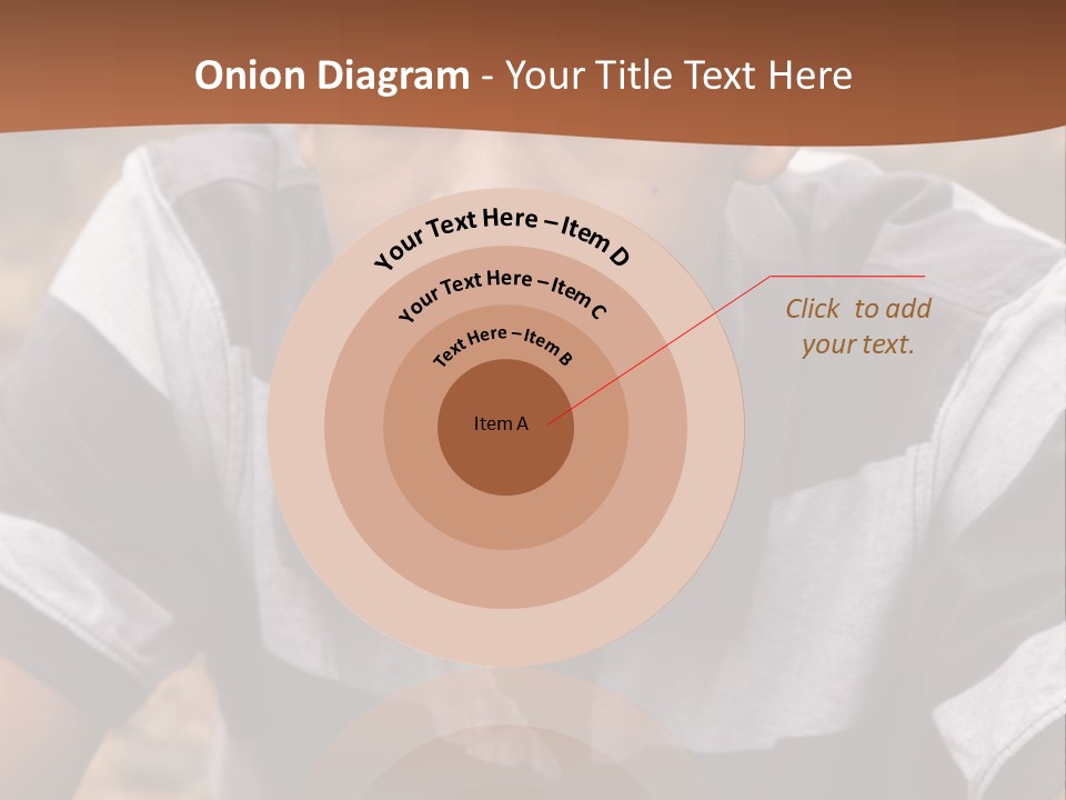 A Young Boy Is Posing For A Picture PowerPoint Template