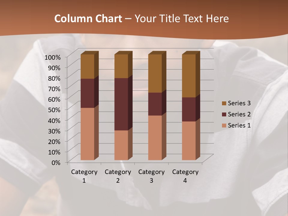 A Young Boy Is Posing For A Picture PowerPoint Template