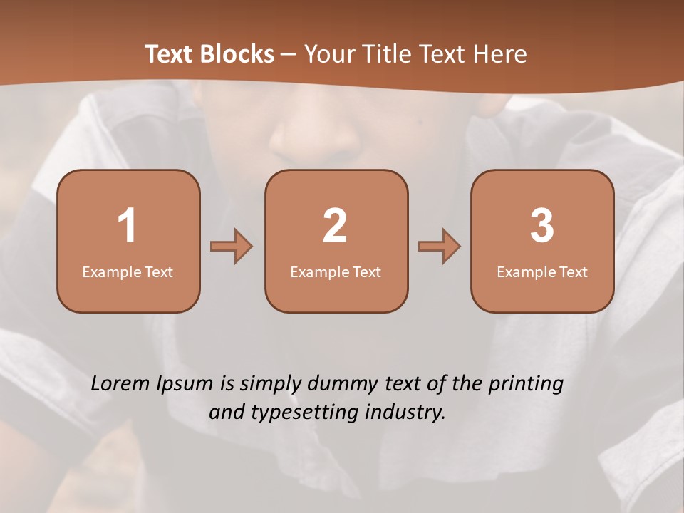 A Young Boy Is Posing For A Picture PowerPoint Template