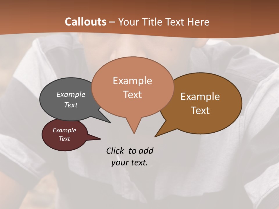 A Young Boy Is Posing For A Picture PowerPoint Template