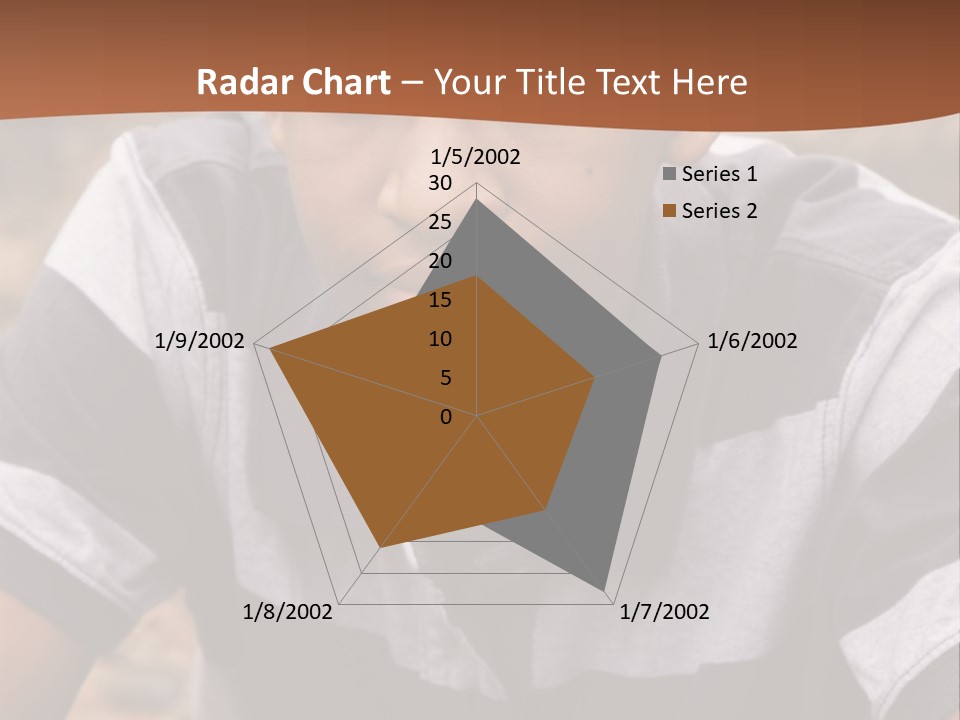 A Young Boy Is Posing For A Picture PowerPoint Template