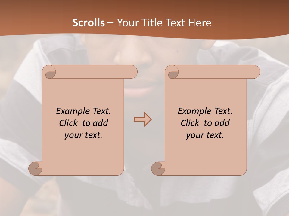 A Young Boy Is Posing For A Picture PowerPoint Template