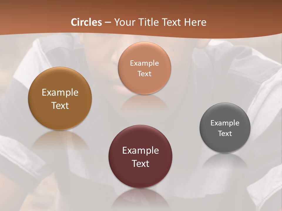 A Young Boy Is Posing For A Picture PowerPoint Template