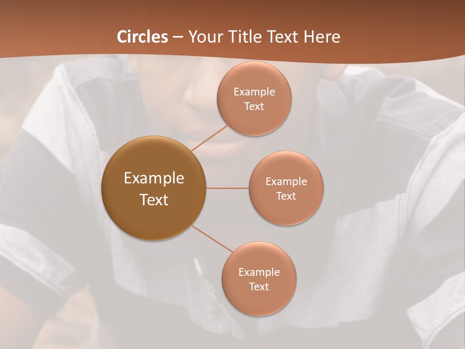 A Young Boy Is Posing For A Picture PowerPoint Template