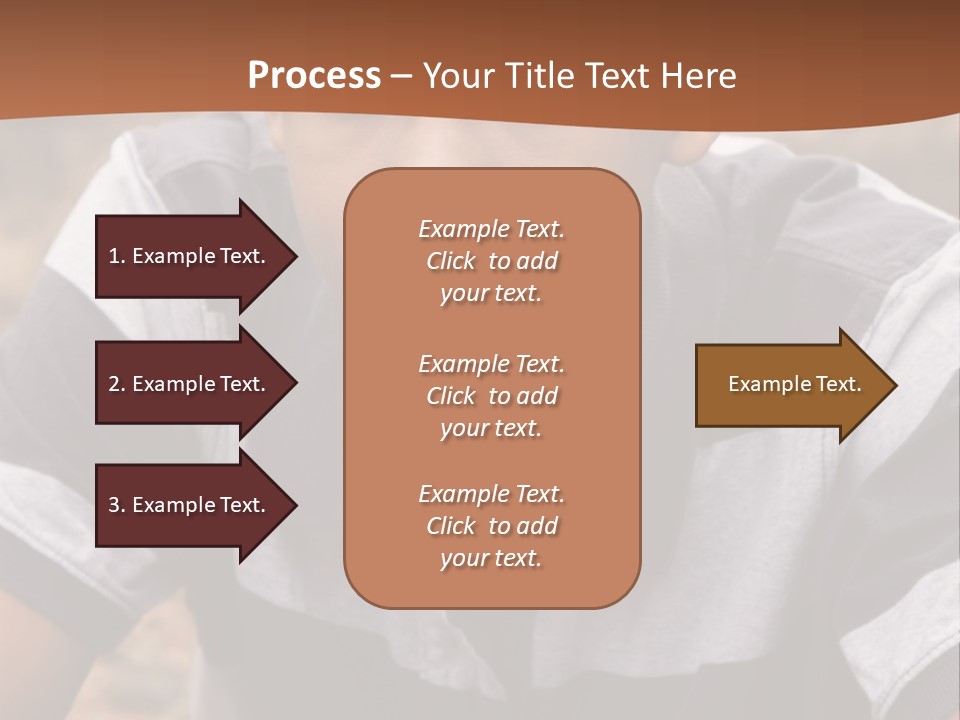 A Young Boy Is Posing For A Picture PowerPoint Template