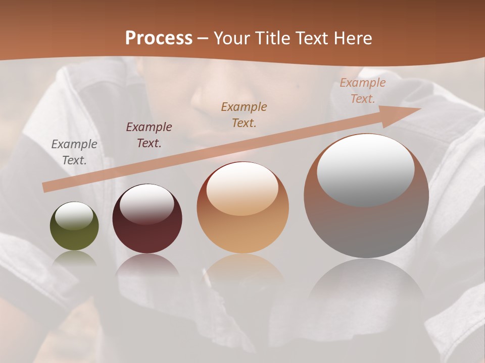 A Young Boy Is Posing For A Picture PowerPoint Template