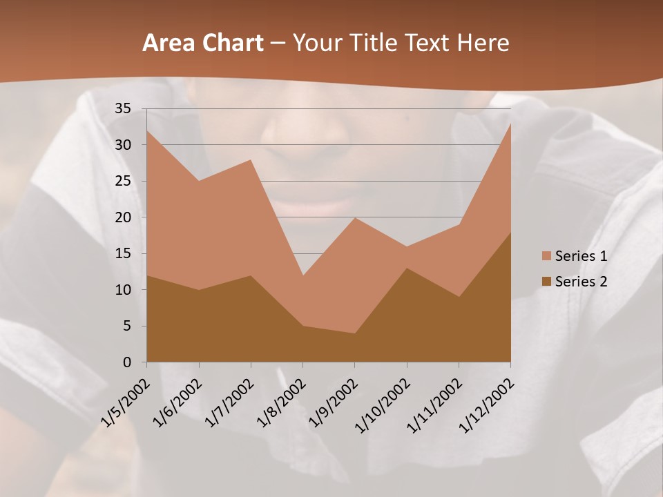 A Young Boy Is Posing For A Picture PowerPoint Template