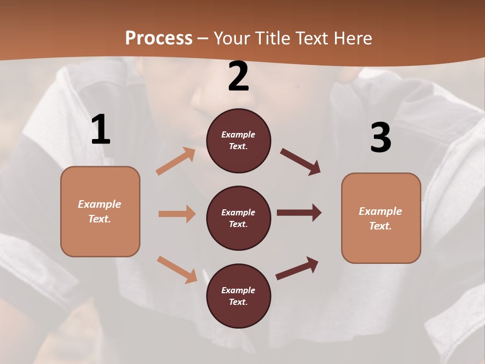 A Young Boy Is Posing For A Picture PowerPoint Template