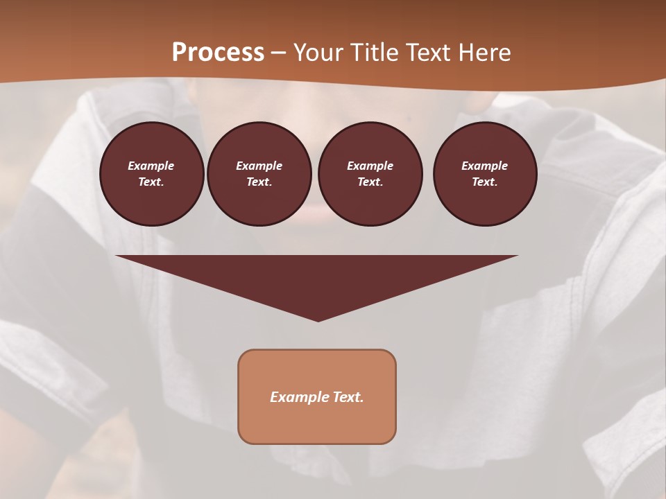 A Young Boy Is Posing For A Picture PowerPoint Template