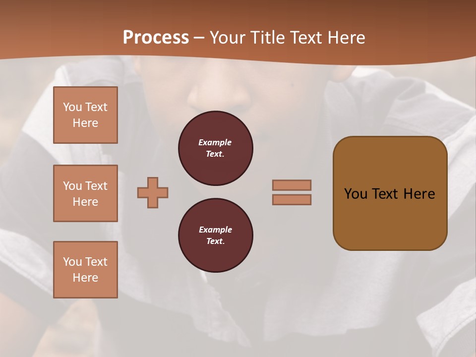 A Young Boy Is Posing For A Picture PowerPoint Template